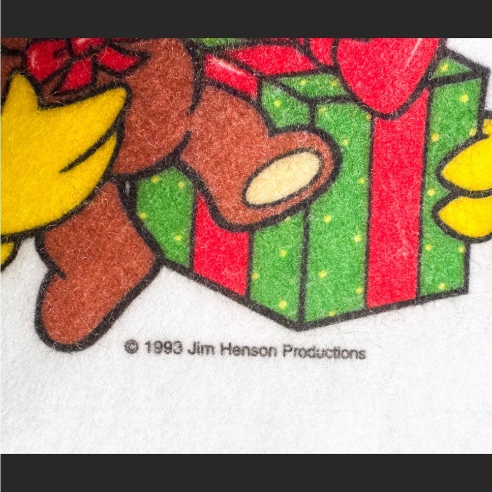 Sesame Street Big Bird Ernie Bert Vtg 1993 Felt Christmas Stockings Set - Picture 5 of 12